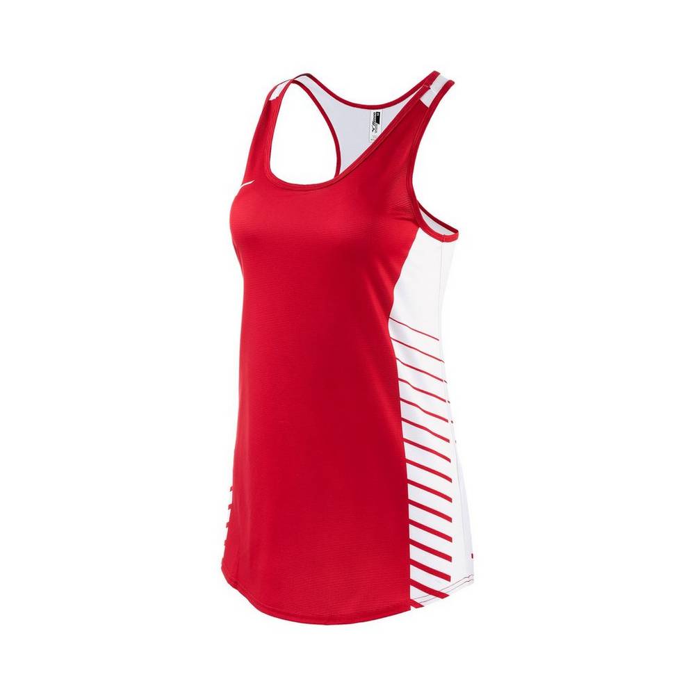 Camiseta de tirantes Mizuno Team Para Mujer Rojos 1379805-IK
